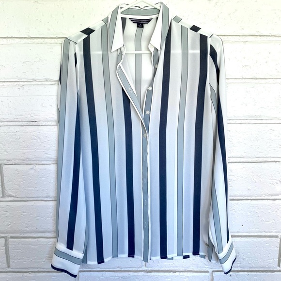 TOMMY HILFIGER Striped Button Down - Picture 1 of 5